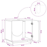 Bathroom cabinet Sonoma Oak 60 x 41 x 58 cm Engineered Wood - Extra Image