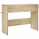 Console Table Sonoma Oak 96.5 x 38 x 75 cm Engineered Wood - Front View
