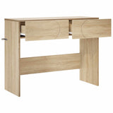 Console Table Sonoma Oak 96.5 x 38 x 75 cm Engineered Wood - Side View