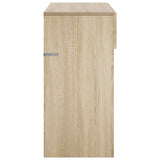 Console Table Sonoma Oak 96.5 x 38 x 75 cm Engineered Wood - 45-Degree Angle