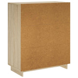 Shoe Cabinet 73 x 38 x 87.5 cm Engineered Wood Sonoma Oak
