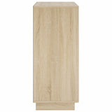 Shoe Cabinet 73 x 38 x 87.5 cm Engineered Wood Sonoma Oak - 45-Degree Angle