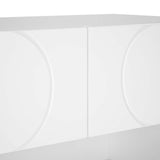 Shoe Cabinet 73 x 38 x 87.5 cm Engineered Wood White