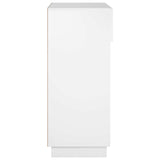 Shoe Cabinet 73 x 38 x 87.5 cm Engineered Wood White - 45-Degree Angle