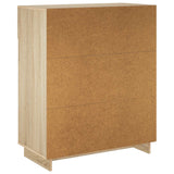 Shoe Cabinet 73 x 38 x 87.5 cm Engineered Wood Sonoma Oak