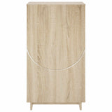 Shoe Cabinet 48 x 38 x 87.5 cm Engineered Wood Sonoma Oak - Top-Down View