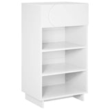 Shoe Cabinet 48 x 38 x 87.5 cm Engineered Wood White