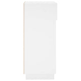 Shoe Cabinet 48 x 38 x 87.5 cm Engineered Wood White - 45-Degree Angle