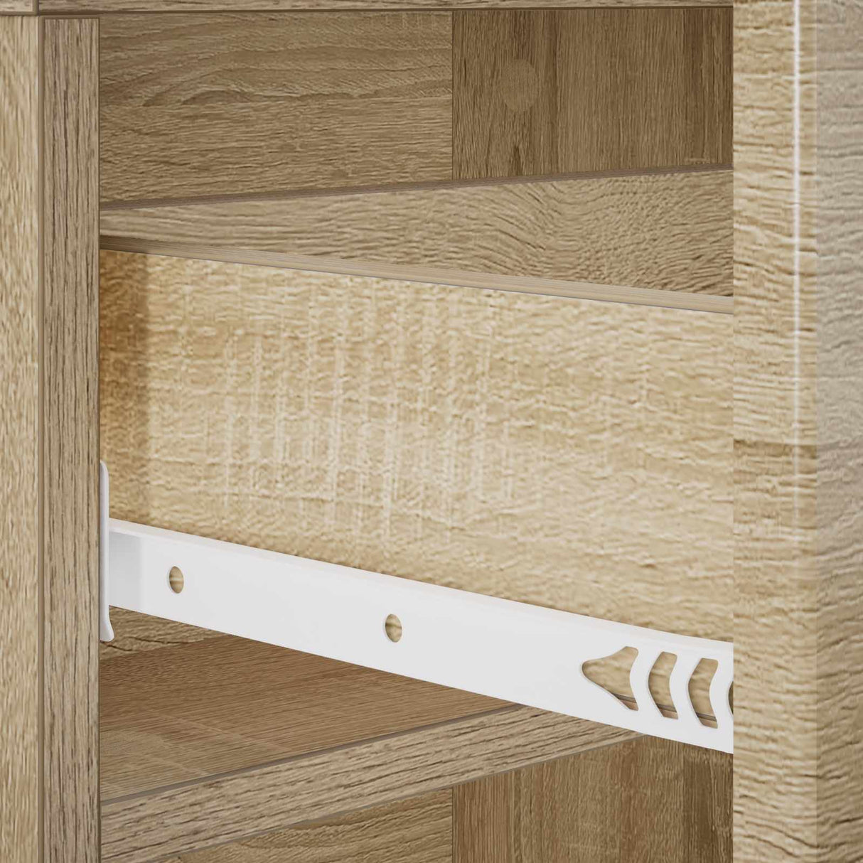 Shoe Cabinet 48 x 38 x 87.5 cm Engineered Wood Sonoma Oak