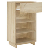 Shoe Cabinet 48 x 38 x 87.5 cm Engineered Wood Sonoma Oak