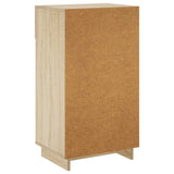 Shoe Cabinet 48 x 38 x 87.5 cm Engineered Wood Sonoma Oak