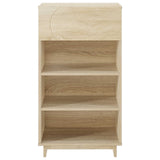 Shoe Cabinet 48 x 38 x 87.5 cm Engineered Wood Sonoma Oak