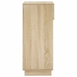 Shoe Cabinet 48 x 38 x 87.5 cm Engineered Wood Sonoma Oak - 45-Degree Angle
