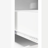 Bedside Tables White 40 x 30 x 60 cm Engineered Wood - Low Angle