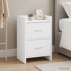 Bedside Tables 2 pcs White 40 x 30 x 60 cm Engineered Wood