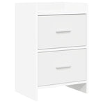 Bedside Tables White 40 x 30 x 60 cm Engineered Wood