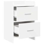 Bedside Tables White 40 x 30 x 60 cm Engineered Wood