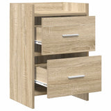 Bedside Tables Sonoma Oak 40 x 30 x 60 cm Engineered Wood - Side View