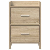 Bedside Tables Sonoma Oak 40 x 30 x 60 cm Engineered Wood - Top-Down View