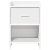 Bedside Tables White 40 x 30 x 60 cm Engineered Wood - Top-Down View