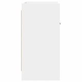 Bedside Tables White 40 x 30 x 60 cm Engineered Wood - 45-Degree Angle