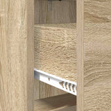 Bedside Tables 2 pcs Sonoma Oak 40 x 30 x 60 cm Engineered Wood - Close-Up Angle