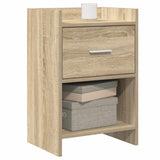 Bedside Tables 2 pcs Sonoma Oak 40 x 30 x 60 cm Engineered Wood - Front View