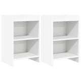Bedside Tables 2 pcs White 40 x 30 x 60 cm Engineered Wood