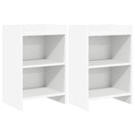 Bedside Tables 2 pcs White 40 x 30 x 60 cm Engineered Wood