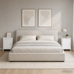 Bedside Tables 2 pcs White 40 x 30 x 60 cm Engineered Wood