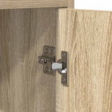 Bedside Tables Sonoma Oak 40 x 30 x 60 cm Engineered Wood - Rear View