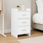 Bedside Tables White 40 x 36 x 70 cm Engineered Wood