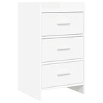 Bedside Tables White 40 x 36 x 70 cm Engineered Wood