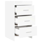 Bedside Tables White 40 x 36 x 70 cm Engineered Wood