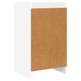 Bedside Tables White 40 x 36 x 70 cm Engineered Wood - Rear View