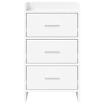 Bedside Tables White 40 x 36 x 70 cm Engineered Wood