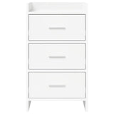 Bedside Tables White 40 x 36 x 70 cm Engineered Wood - Top-Down View
