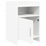 Bedside Tables 2 pcs White 40 x 36 x 60 cm Engineered Wood - Side View