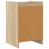Bedside Tables Sonoma Oak 40 x 36 x 60 cm Engineered Wood - Rear View