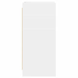 Sideboard White 40 x 36 x 80 cm Engineered Wood - Rear View
