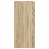 Sideboard Sonoma Oak 40 x 36 x 80 cm Engineered Wood - Rear View