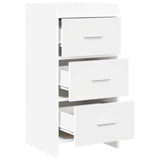 Sideboard White 40 x 36 x 80 cm Engineered Wood - Top-Down View