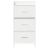Sideboard White 40 x 36 x 80 cm Engineered Wood - 45-Degree Angle
