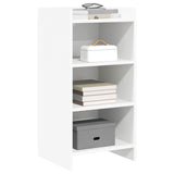 Sideboard White 40 x 36 x 80 cm Engineered Wood - Side View
