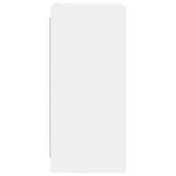 Sideboard White 40 x 36 x 80 cm Engineered Wood - 45-Degree Angle