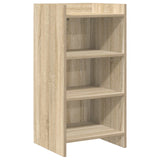 Sideboard Sonoma Oak 40 x 36 x 80 cm Engineered Wood - Front View