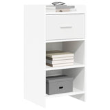 Sideboard White 40 x 36 x 80 cm Engineered Wood - Side View