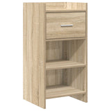 Sideboard Sonoma Oak 40 x 36 x 80 cm Engineered Wood - Front View