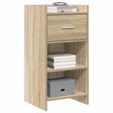 Sideboard Sonoma Oak 40 x 36 x 80 cm Engineered Wood - Side View