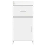 Sideboard White 40 x 36 x 80 cm Engineered Wood - 45-Degree Angle